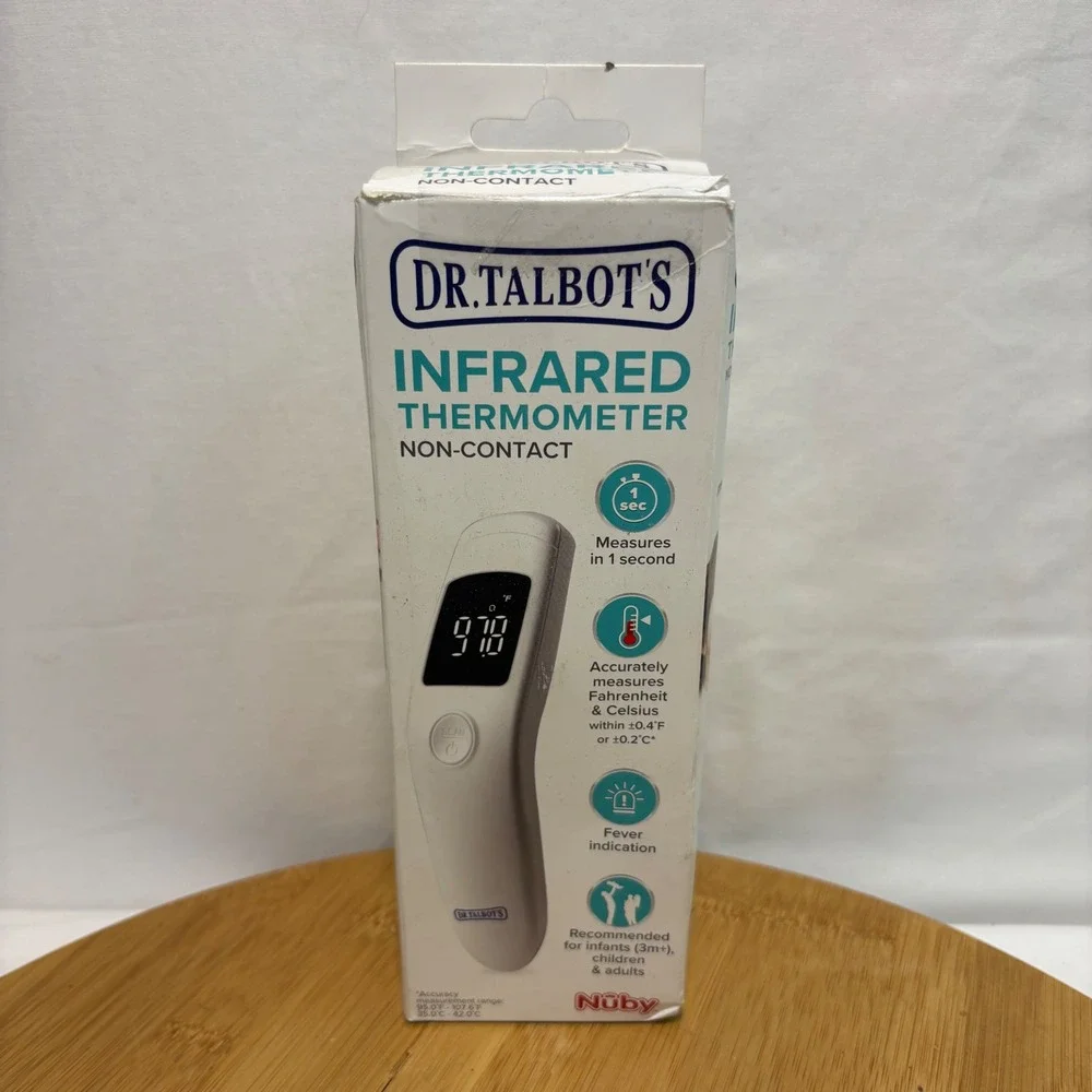 Dr. Talbot's Nuby Non-Contact Infrared Forehead Thermometer for Kids and Adults